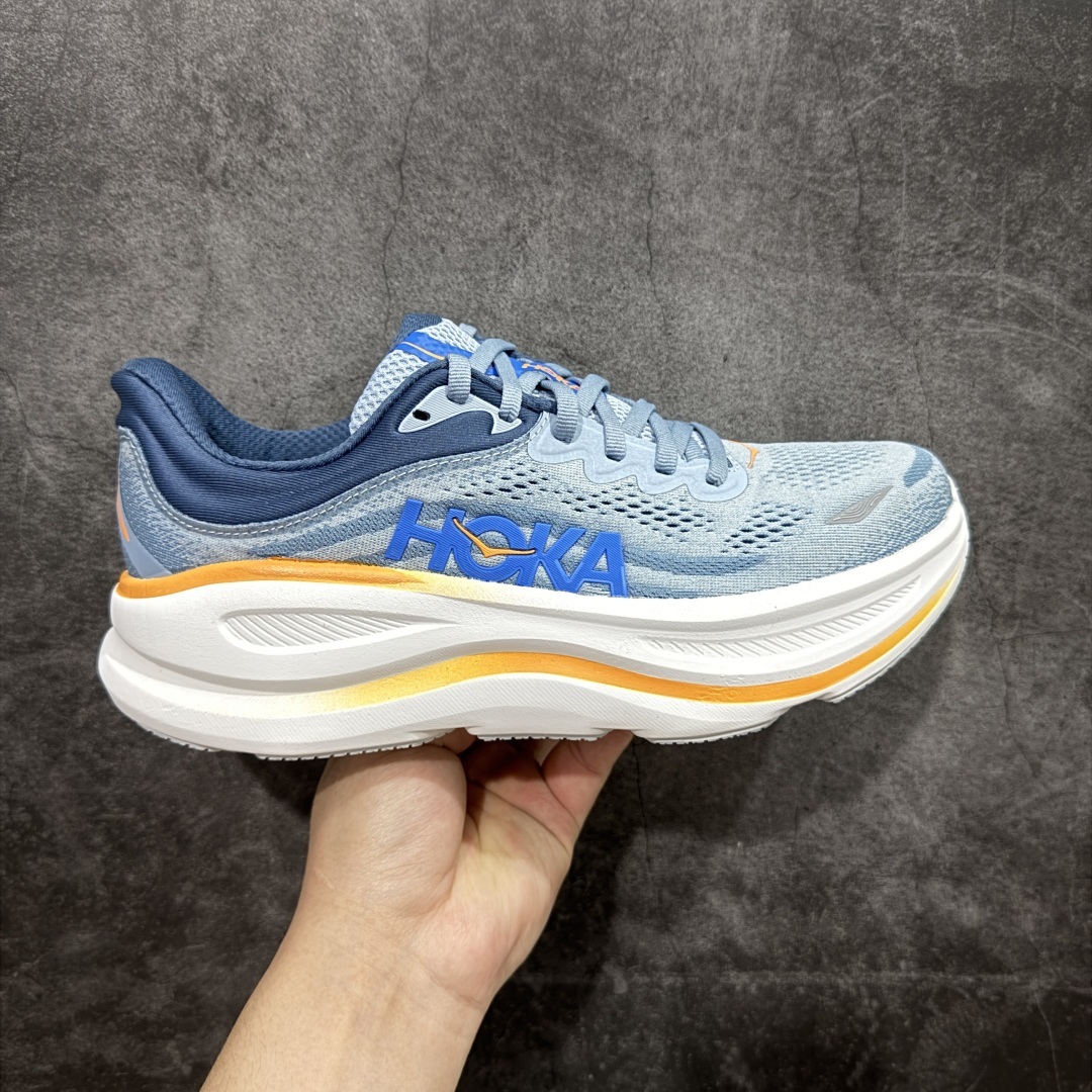 【GX越南版】HOKA ONE ONE Bondi 9 WIDE 邦迪九代舒适防滑耐磨低帮休闲跑步鞋