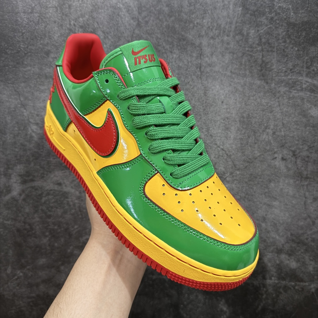 340 【Top纯原】Lil Yachty x NK Air Force 1 Low 空军一号联名绿金红 IH4383-300