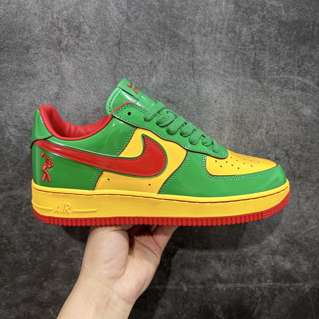 340 【Top纯原】Lil Yachty x NK Air Force 1 Low 空军一号联名绿金红 IH4383-300