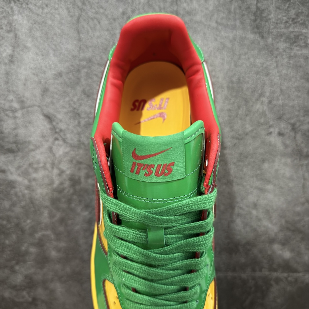 340 【Top纯原】Lil Yachty x NK Air Force 1 Low 空军一号联名绿金红 IH4383-300