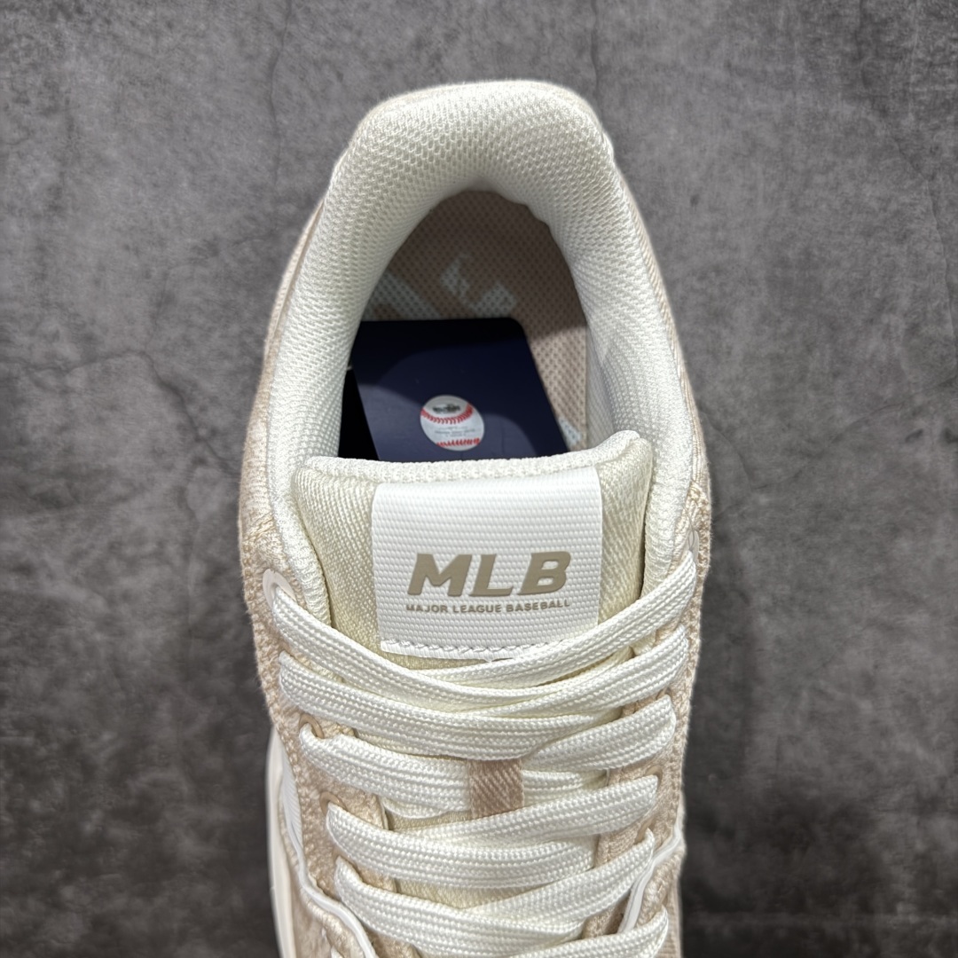【纯原订单】MLB Chunky Liner Basic NY复古印花学长鞋系列低帮轻量增高厚底百搭