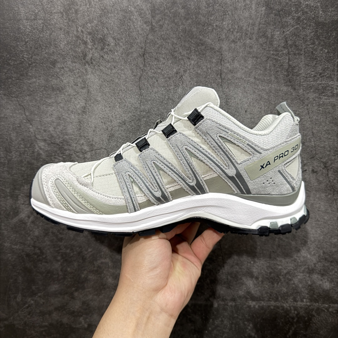 图片[2]-【新M版】SALOMON XA Pro 3D ADV 萨洛蒙潮流越野机能户外功能鞋 全新版本出货 品质 细节 材料实拍肉眼可以见！ 售前售后一步到位 纯原外贸平台特供订单 耗时半年巨作 全套原纸板楦头开发 原厂特供网布配套加持 确保原汁原味 完美呈现版型 原档数据独家私模五层组合大底 原装Ortholite轻量化鞋垫 中底布带钢印编号 原厂TPU锁扣 进口港宝加持 后跟自然饱满 还原公司包裹性 鞋面采用SENSIFT贴合技术 全方位贴合包裹脚型 鞋跟部鞋底牵引设计 提供强大的抓地性能 更适应野外崎岖不平的道路 其3D ADVANCED CHASSIS底盘 材料轻量大化 钉齿设计更具稳定性 防护性 鞋底易磨损区运用CONTAGRIP高耐磨材料 应对城市硬质路面长距离跑考验 尺码：36 36.5 37.5 38 38.5 39 40 40.5 41 42 42.5 43 44 44.5 45-选品中心