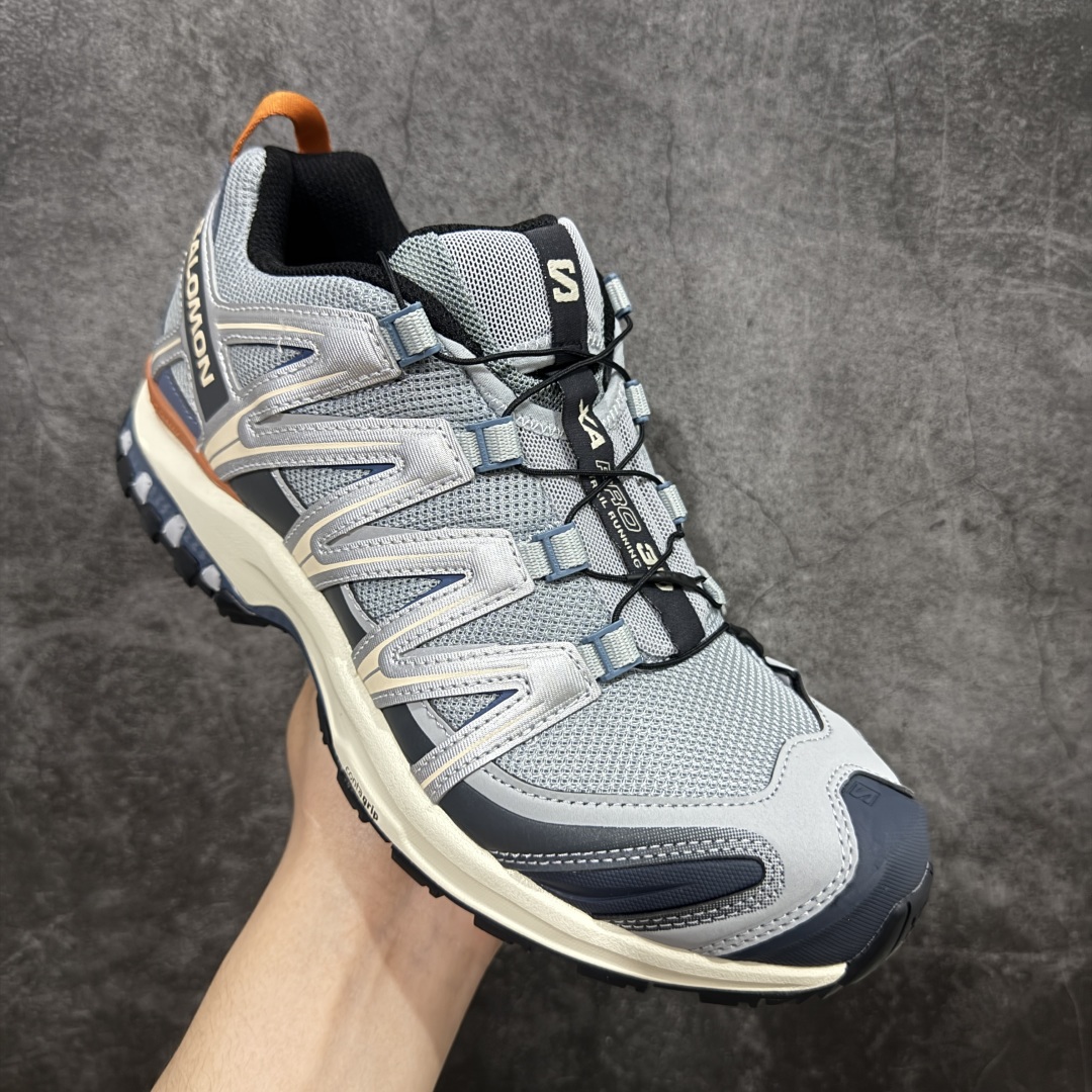 图片[3]-【新M版】SALOMON XA Pro 3D ADV 萨洛蒙潮流越野机能户外功能鞋 全新版本出货 品质 细节 材料实拍肉眼可以见！ 售前售后一步到位 纯原外贸平台特供订单 耗时半年巨作 全套原纸板楦头开发 原厂特供网布配套加持 确保原汁原味 完美呈现版型 原档数据独家私模五层组合大底 原装Ortholite轻量化鞋垫 中底布带钢印编号 原厂TPU锁扣 进口港宝加持 后跟自然饱满 还原公司包裹性 鞋面采用SENSIFT贴合技术 全方位贴合包裹脚型 鞋跟部鞋底牵引设计 提供强大的抓地性能 更适应野外崎岖不平的道路 其3D ADVANCED CHASSIS底盘 材料轻量大化 钉齿设计更具稳定性 防护性 鞋底易磨损区运用CONTAGRIP高耐磨材料 应对城市硬质路面长距离跑考验 尺码：36 36.5 37.5 38 38.5 39 40 40.5 41 42 42.5 43 44 44.5 45-选品中心