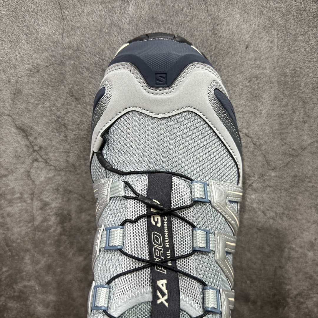 图片[5]-【新M版】SALOMON XA Pro 3D ADV 萨洛蒙潮流越野机能户外功能鞋 全新版本出货 品质 细节 材料实拍肉眼可以见！ 售前售后一步到位 纯原外贸平台特供订单 耗时半年巨作 全套原纸板楦头开发 原厂特供网布配套加持 确保原汁原味 完美呈现版型 原档数据独家私模五层组合大底 原装Ortholite轻量化鞋垫 中底布带钢印编号 原厂TPU锁扣 进口港宝加持 后跟自然饱满 还原公司包裹性 鞋面采用SENSIFT贴合技术 全方位贴合包裹脚型 鞋跟部鞋底牵引设计 提供强大的抓地性能 更适应野外崎岖不平的道路 其3D ADVANCED CHASSIS底盘 材料轻量大化 钉齿设计更具稳定性 防护性 鞋底易磨损区运用CONTAGRIP高耐磨材料 应对城市硬质路面长距离跑考验 尺码：36 36.5 37.5 38 38.5 39 40 40.5 41 42 42.5 43 44 44.5 45-选品中心