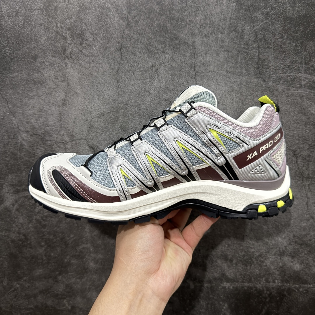 图片[2]-【新M版】SALOMON XA Pro 3D ADV 萨洛蒙潮流越野机能户外功能鞋 全新版本出货 品质 细节 材料实拍肉眼可以见！ 售前售后一步到位 纯原外贸平台特供订单 耗时半年巨作 全套原纸板楦头开发 原厂特供网布配套加持 确保原汁原味 完美呈现版型 原档数据独家私模五层组合大底 原装Ortholite轻量化鞋垫 中底布带钢印编号 原厂TPU锁扣 进口港宝加持 后跟自然饱满 还原公司包裹性 鞋面采用SENSIFT贴合技术 全方位贴合包裹脚型 鞋跟部鞋底牵引设计 提供强大的抓地性能 更适应野外崎岖不平的道路 其3D ADVANCED CHASSIS底盘 材料轻量大化 钉齿设计更具稳定性 防护性 鞋底易磨损区运用CONTAGRIP高耐磨材料 应对城市硬质路面长距离跑考验 尺码：36 36.5 37.5 38 38.5 39 40 40.5 41 42 42.5 43 44 44.5 45-选品中心