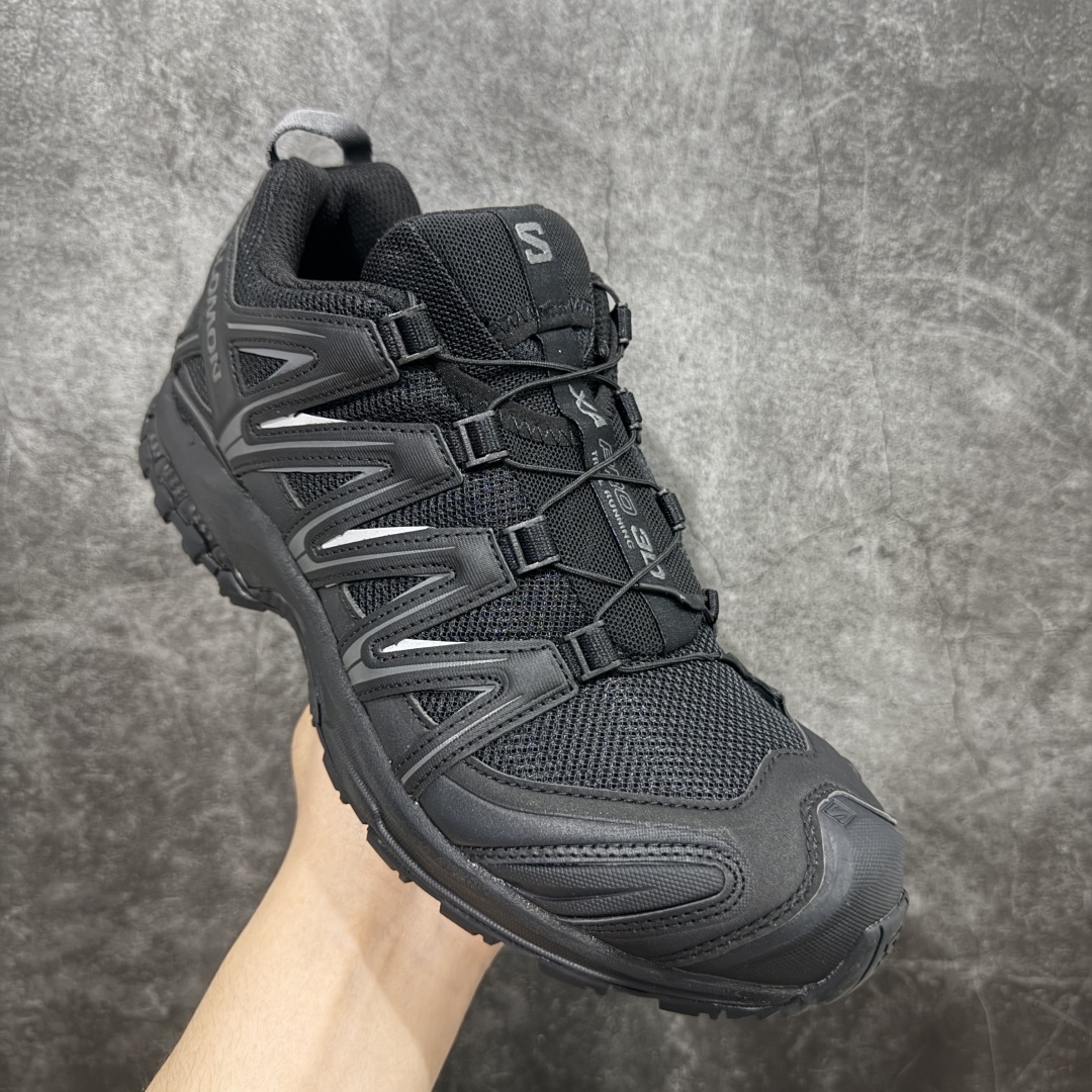 图片[3]-【新M版】SALOMON XA Pro 3D ADV 萨洛蒙潮流越野机能户外功能鞋 全新版本出货 品质 细节 材料实拍肉眼可以见！ 售前售后一步到位 纯原外贸平台特供订单 耗时半年巨作 全套原纸板楦头开发 原厂特供网布配套加持 确保原汁原味 完美呈现版型 原档数据独家私模五层组合大底 原装Ortholite轻量化鞋垫 中底布带钢印编号 原厂TPU锁扣 进口港宝加持 后跟自然饱满 还原公司包裹性 鞋面采用SENSIFT贴合技术 全方位贴合包裹脚型 鞋跟部鞋底牵引设计 提供强大的抓地性能 更适应野外崎岖不平的道路 其3D ADVANCED CHASSIS底盘 材料轻量大化 钉齿设计更具稳定性 防护性 鞋底易磨损区运用CONTAGRIP高耐磨材料 应对城市硬质路面长距离跑考验 尺码：36 36.5 37.5 38 38.5 39 40 40.5 41 42 42.5 43 44 44.5 45-选品中心