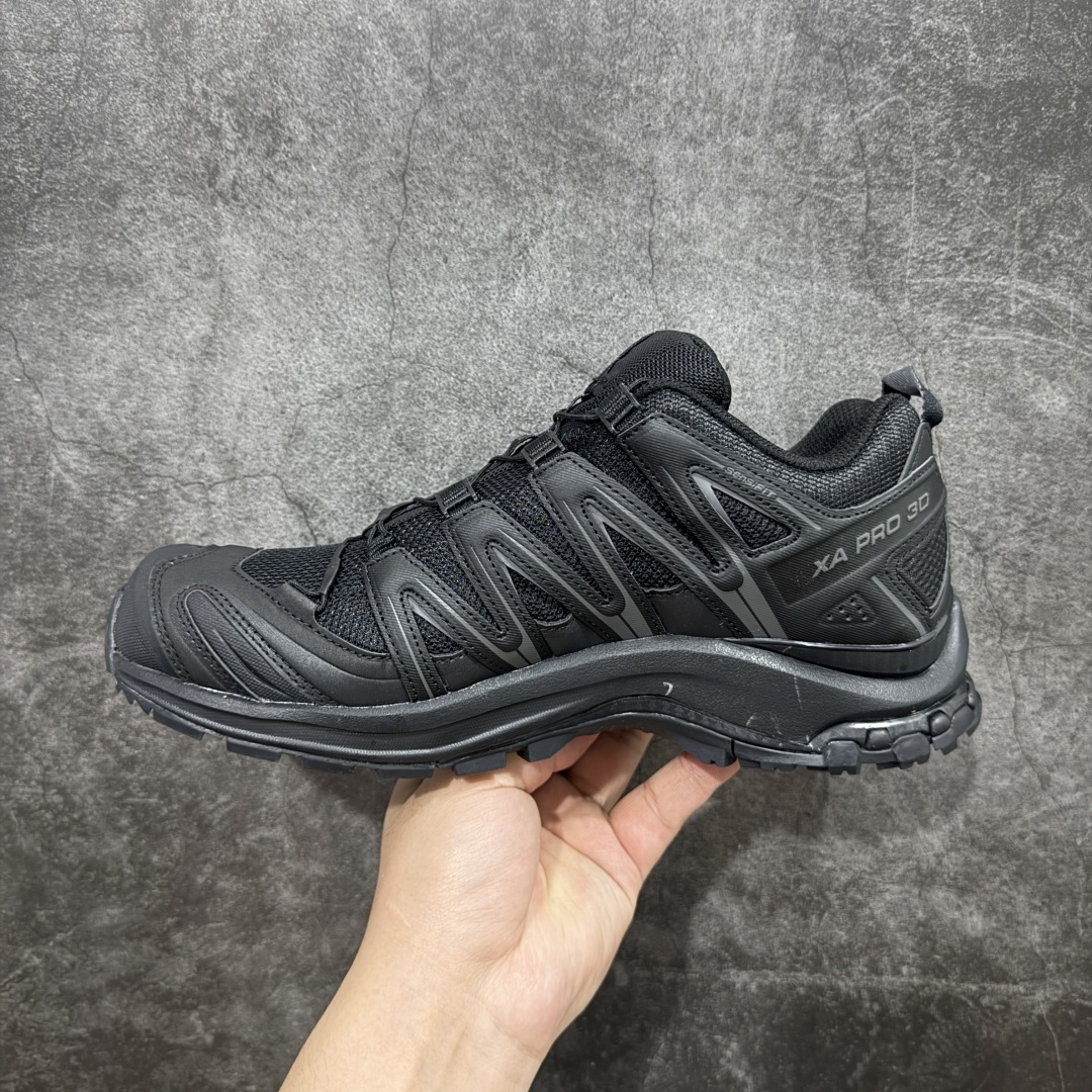 图片[2]-【新M版】SALOMON XA Pro 3D ADV 萨洛蒙潮流越野机能户外功能鞋 全新版本出货 品质 细节 材料实拍肉眼可以见！ 售前售后一步到位 纯原外贸平台特供订单 耗时半年巨作 全套原纸板楦头开发 原厂特供网布配套加持 确保原汁原味 完美呈现版型 原档数据独家私模五层组合大底 原装Ortholite轻量化鞋垫 中底布带钢印编号 原厂TPU锁扣 进口港宝加持 后跟自然饱满 还原公司包裹性 鞋面采用SENSIFT贴合技术 全方位贴合包裹脚型 鞋跟部鞋底牵引设计 提供强大的抓地性能 更适应野外崎岖不平的道路 其3D ADVANCED CHASSIS底盘 材料轻量大化 钉齿设计更具稳定性 防护性 鞋底易磨损区运用CONTAGRIP高耐磨材料 应对城市硬质路面长距离跑考验 尺码：36 36.5 37.5 38 38.5 39 40 40.5 41 42 42.5 43 44 44.5 45-选品中心