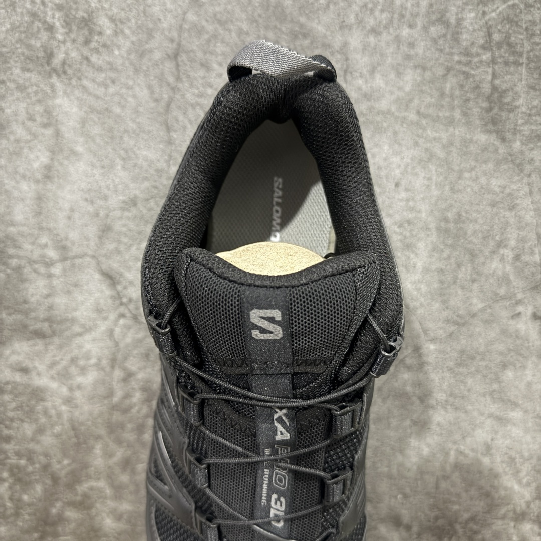 图片[8]-【新M版】SALOMON XA Pro 3D ADV 萨洛蒙潮流越野机能户外功能鞋 全新版本出货 品质 细节 材料实拍肉眼可以见！ 售前售后一步到位 纯原外贸平台特供订单 耗时半年巨作 全套原纸板楦头开发 原厂特供网布配套加持 确保原汁原味 完美呈现版型 原档数据独家私模五层组合大底 原装Ortholite轻量化鞋垫 中底布带钢印编号 原厂TPU锁扣 进口港宝加持 后跟自然饱满 还原公司包裹性 鞋面采用SENSIFT贴合技术 全方位贴合包裹脚型 鞋跟部鞋底牵引设计 提供强大的抓地性能 更适应野外崎岖不平的道路 其3D ADVANCED CHASSIS底盘 材料轻量大化 钉齿设计更具稳定性 防护性 鞋底易磨损区运用CONTAGRIP高耐磨材料 应对城市硬质路面长距离跑考验 尺码：36 36.5 37.5 38 38.5 39 40 40.5 41 42 42.5 43 44 44.5 45-选品中心