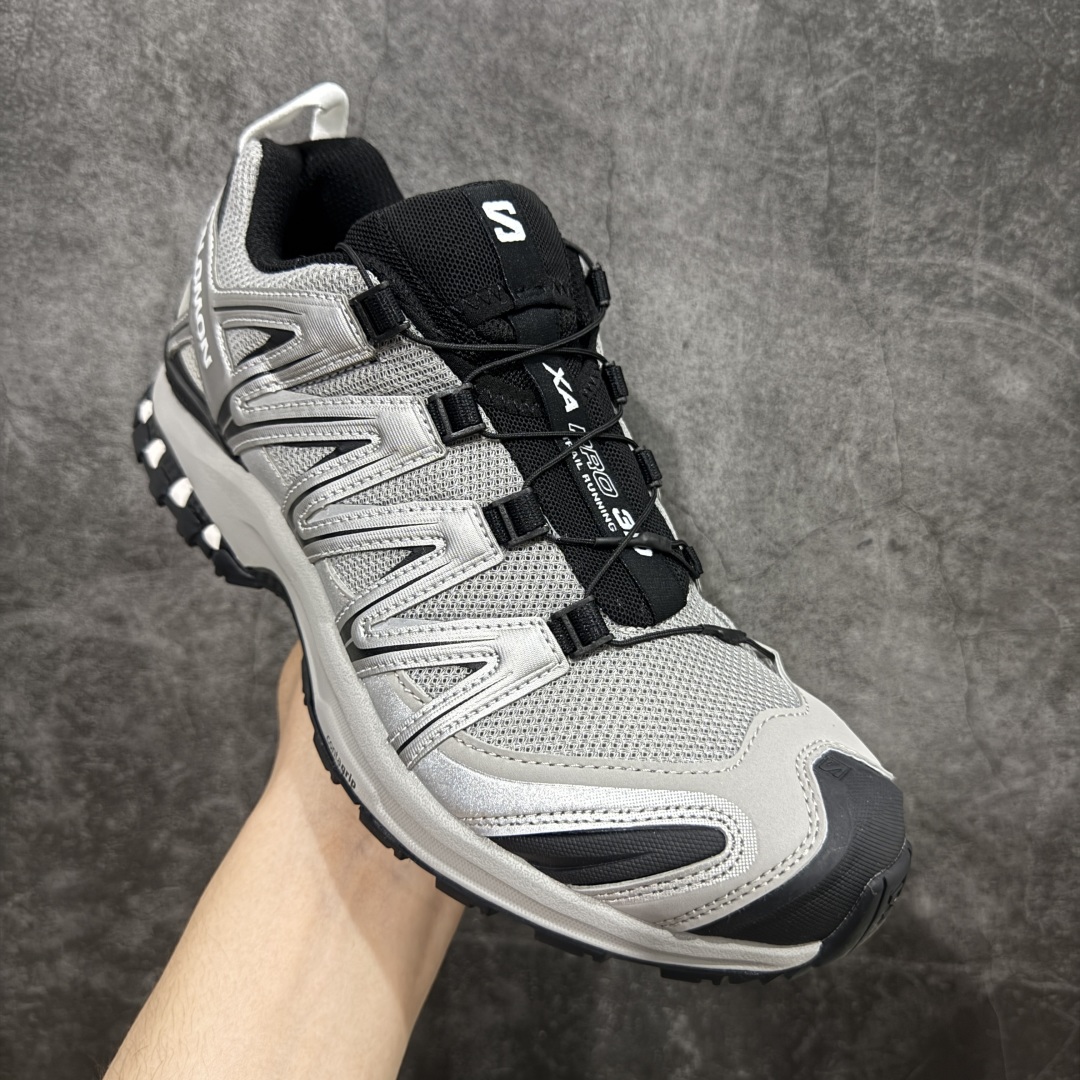 图片[3]-【新M版】SALOMON XA Pro 3D ADV 萨洛蒙潮流越野机能户外功能鞋 全新版本出货 品质 细节 材料实拍肉眼可以见！ 售前售后一步到位 纯原外贸平台特供订单 耗时半年巨作 全套原纸板楦头开发 原厂特供网布配套加持 确保原汁原味 完美呈现版型 原档数据独家私模五层组合大底 原装Ortholite轻量化鞋垫 中底布带钢印编号 原厂TPU锁扣 进口港宝加持 后跟自然饱满 还原公司包裹性 鞋面采用SENSIFT贴合技术 全方位贴合包裹脚型 鞋跟部鞋底牵引设计 提供强大的抓地性能 更适应野外崎岖不平的道路 其3D ADVANCED CHASSIS底盘 材料轻量大化 钉齿设计更具稳定性 防护性 鞋底易磨损区运用CONTAGRIP高耐磨材料 应对城市硬质路面长距离跑考验 尺码：36 36.5 37.5 38 38.5 39 40 40.5 41 42 42.5 43 44 44.5 45-选品中心