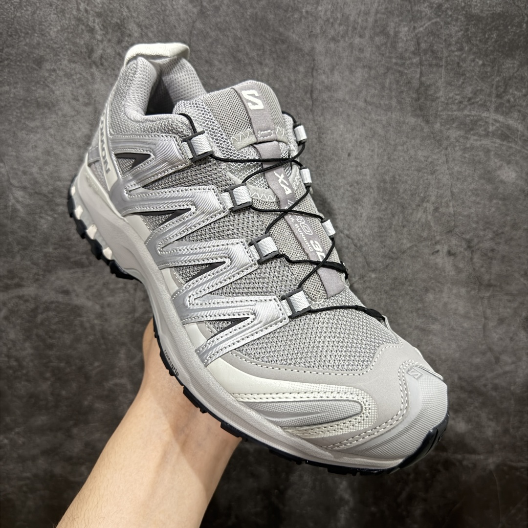 图片[3]-【新M版】SALOMON XA Pro 3D ADV 萨洛蒙潮流越野机能户外功能鞋 全新版本出货 品质 细节 材料实拍肉眼可以见！ 售前售后一步到位 纯原外贸平台特供订单 耗时半年巨作 全套原纸板楦头开发 原厂特供网布配套加持 确保原汁原味 完美呈现版型 原档数据独家私模五层组合大底 原装Ortholite轻量化鞋垫 中底布带钢印编号 原厂TPU锁扣 进口港宝加持 后跟自然饱满 还原公司包裹性 鞋面采用SENSIFT贴合技术 全方位贴合包裹脚型 鞋跟部鞋底牵引设计 提供强大的抓地性能 更适应野外崎岖不平的道路 其3D ADVANCED CHASSIS底盘 材料轻量大化 钉齿设计更具稳定性 防护性 鞋底易磨损区运用CONTAGRIP高耐磨材料 应对城市硬质路面长距离跑考验 尺码：36 36.5 37.5 38 38.5 39 40 40.5 41 42 42.5 43 44 44.5 45-选品中心