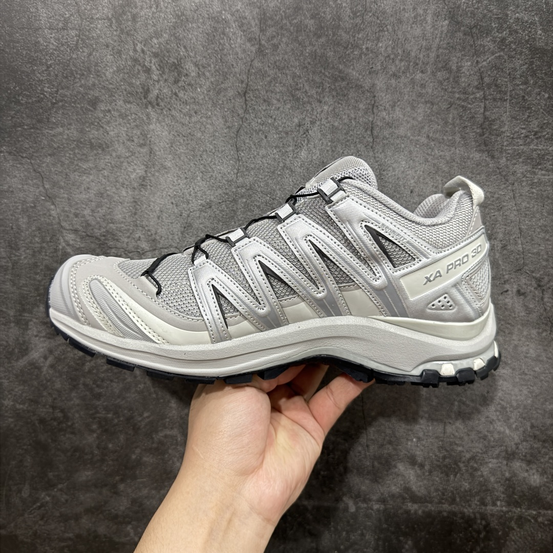 图片[2]-【新M版】SALOMON XA Pro 3D ADV 萨洛蒙潮流越野机能户外功能鞋 全新版本出货 品质 细节 材料实拍肉眼可以见！ 售前售后一步到位 纯原外贸平台特供订单 耗时半年巨作 全套原纸板楦头开发 原厂特供网布配套加持 确保原汁原味 完美呈现版型 原档数据独家私模五层组合大底 原装Ortholite轻量化鞋垫 中底布带钢印编号 原厂TPU锁扣 进口港宝加持 后跟自然饱满 还原公司包裹性 鞋面采用SENSIFT贴合技术 全方位贴合包裹脚型 鞋跟部鞋底牵引设计 提供强大的抓地性能 更适应野外崎岖不平的道路 其3D ADVANCED CHASSIS底盘 材料轻量大化 钉齿设计更具稳定性 防护性 鞋底易磨损区运用CONTAGRIP高耐磨材料 应对城市硬质路面长距离跑考验 尺码：36 36.5 37.5 38 38.5 39 40 40.5 41 42 42.5 43 44 44.5 45-选品中心