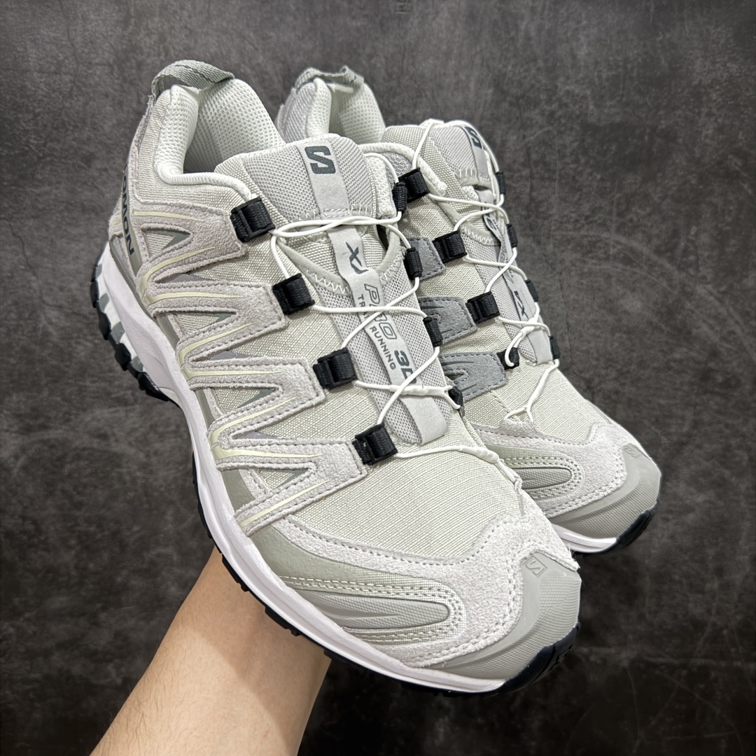 图片[8]-【新M版】SALOMON XA Pro 3D ADV 萨洛蒙潮流越野机能户外功能鞋 全新版本出货 品质 细节 材料实拍肉眼可以见！ 售前售后一步到位 纯原外贸平台特供订单 耗时半年巨作 全套原纸板楦头开发 原厂特供网布配套加持 确保原汁原味 完美呈现版型 原档数据独家私模五层组合大底 原装Ortholite轻量化鞋垫 中底布带钢印编号 原厂TPU锁扣 进口港宝加持 后跟自然饱满 还原公司包裹性 鞋面采用SENSIFT贴合技术 全方位贴合包裹脚型 鞋跟部鞋底牵引设计 提供强大的抓地性能 更适应野外崎岖不平的道路 其3D ADVANCED CHASSIS底盘 材料轻量大化 钉齿设计更具稳定性 防护性 鞋底易磨损区运用CONTAGRIP高耐磨材料 应对城市硬质路面长距离跑考验 尺码：36 36.5 37.5 38 38.5 39 40 40.5 41 42 42.5 43 44 44.5 45-选品中心