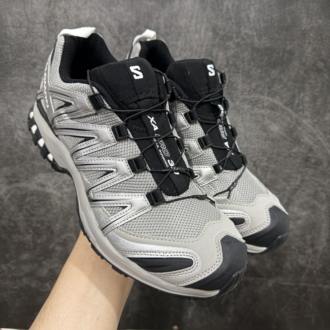 图片[3]-【新M版】SALOMON XA Pro 3D ADV 萨洛蒙潮流越野机能户外功能鞋 全新版本出货 品质 细节 材料实拍肉眼可以见！ 售前售后一步到位 纯原外贸平台特供订单 耗时半年巨作 全套原纸板楦头开发 原厂特供网布配套加持 确保原汁原味 完美呈现版型 原档数据独家私模五层组合大底 原装Ortholite轻量化鞋垫 中底布带钢印编号 原厂TPU锁扣 进口港宝加持 后跟自然饱满 还原公司包裹性 鞋面采用SENSIFT贴合技术 全方位贴合包裹脚型 鞋跟部鞋底牵引设计 提供强大的抓地性能 更适应野外崎岖不平的道路 其3D ADVANCED CHASSIS底盘 材料轻量大化 钉齿设计更具稳定性 防护性 鞋底易磨损区运用CONTAGRIP高耐磨材料 应对城市硬质路面长距离跑考验 尺码：36 36.5 37.5 38 38.5 39 40 40.5 41 42 42.5 43 44 44.5 45-选品中心