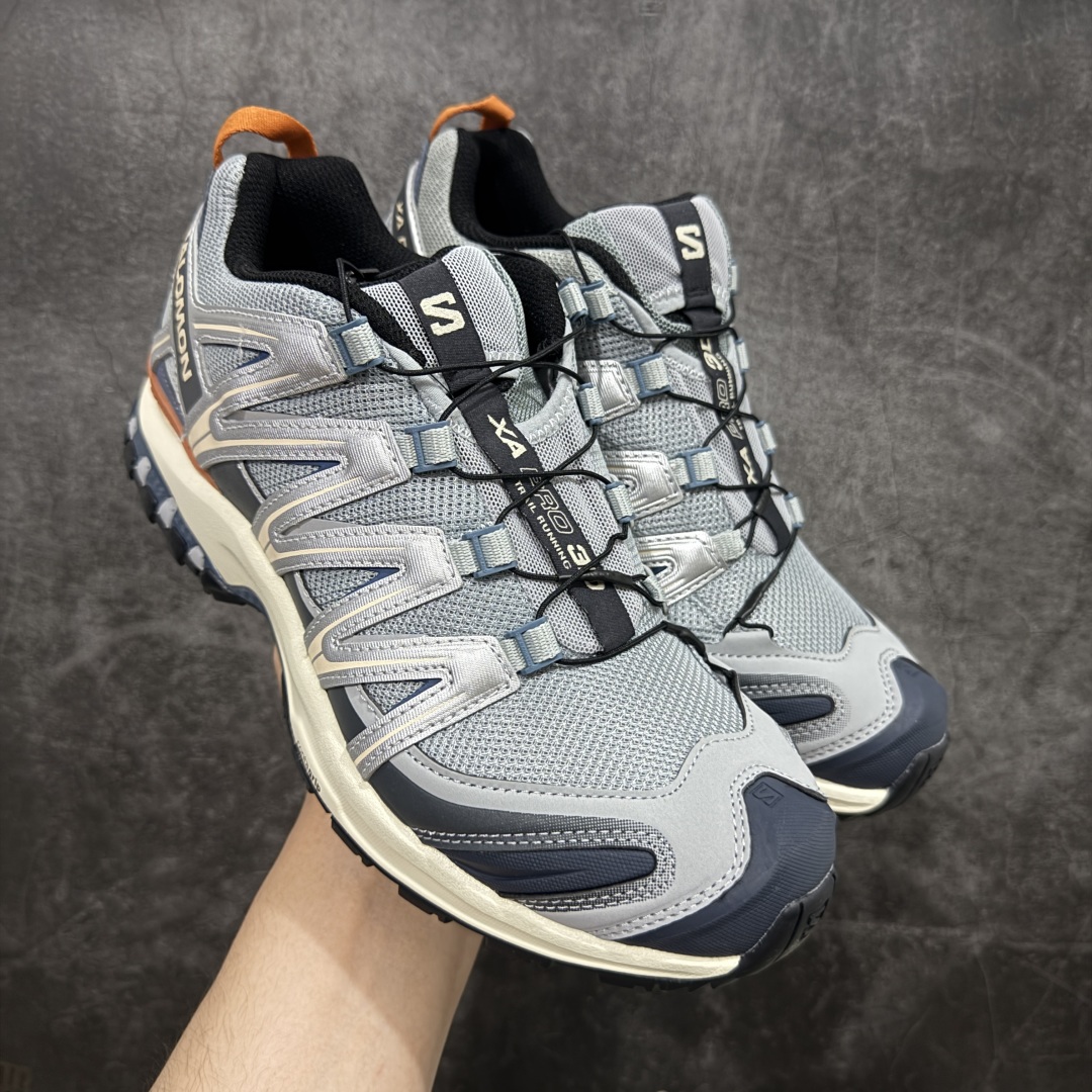 图片[7]-【新M版】SALOMON XA Pro 3D ADV 萨洛蒙潮流越野机能户外功能鞋 全新版本出货 品质 细节 材料实拍肉眼可以见！ 售前售后一步到位 纯原外贸平台特供订单 耗时半年巨作 全套原纸板楦头开发 原厂特供网布配套加持 确保原汁原味 完美呈现版型 原档数据独家私模五层组合大底 原装Ortholite轻量化鞋垫 中底布带钢印编号 原厂TPU锁扣 进口港宝加持 后跟自然饱满 还原公司包裹性 鞋面采用SENSIFT贴合技术 全方位贴合包裹脚型 鞋跟部鞋底牵引设计 提供强大的抓地性能 更适应野外崎岖不平的道路 其3D ADVANCED CHASSIS底盘 材料轻量大化 钉齿设计更具稳定性 防护性 鞋底易磨损区运用CONTAGRIP高耐磨材料 应对城市硬质路面长距离跑考验 尺码：36 36.5 37.5 38 38.5 39 40 40.5 41 42 42.5 43 44 44.5 45-选品中心