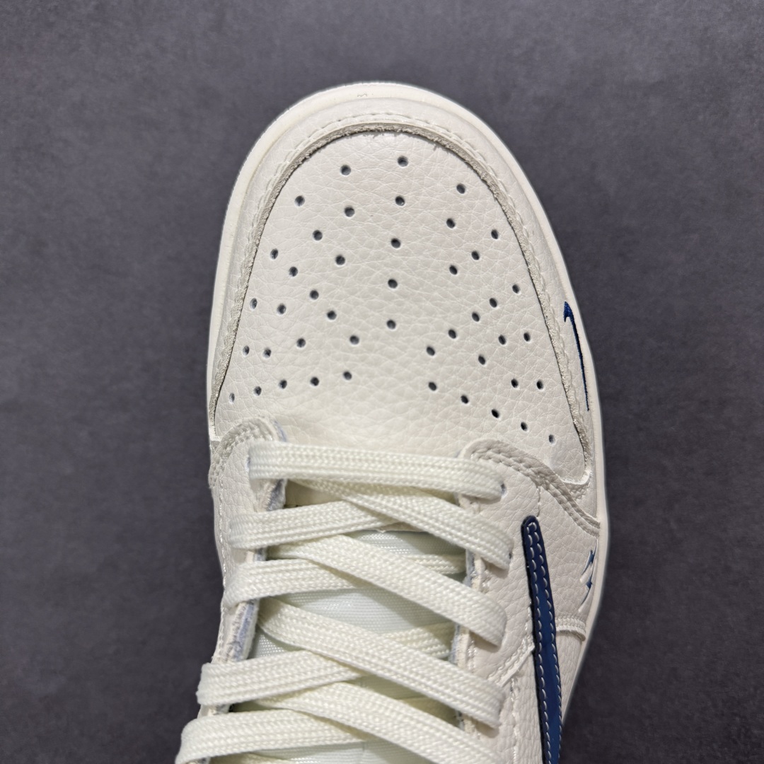 280 【定制版】Travis Scott x Fragment Design x Air Jordan 1 Low SP AJ1 闪电联名 闪电蓝勾 低帮文化休闲板鞋 LD2025-022