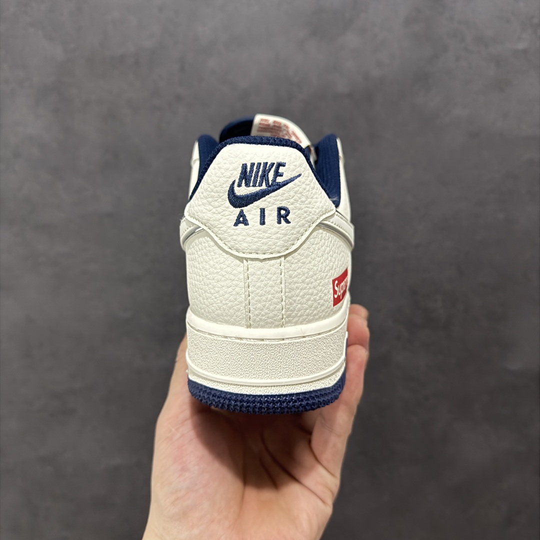 260 【定制版】海外限量发售！NIke Air Force 1 '07 Low “Supreme联名——米蓝亮边”空军一号 低帮 运动鞋 HH7518-057