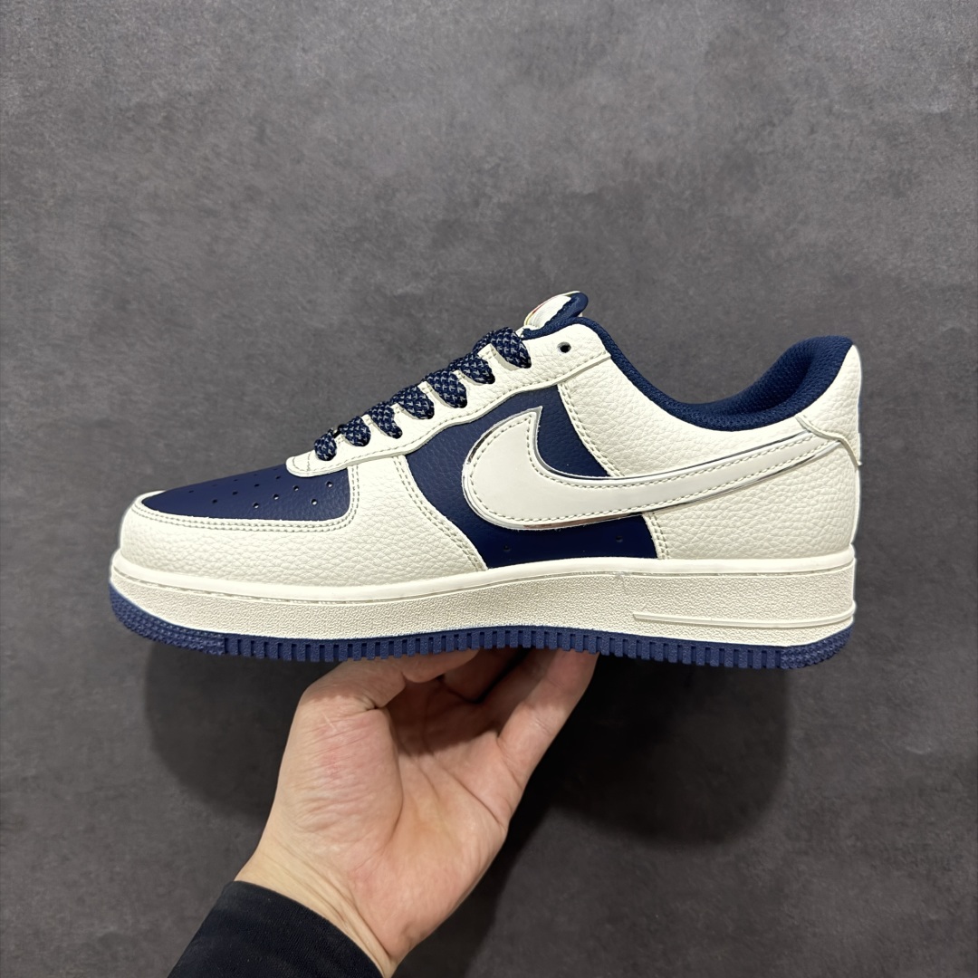 260 【定制版】海外限量发售！NIke Air Force 1 '07 Low “Supreme联名——米蓝亮边”空军一号 低帮 运动鞋 HH7518-057