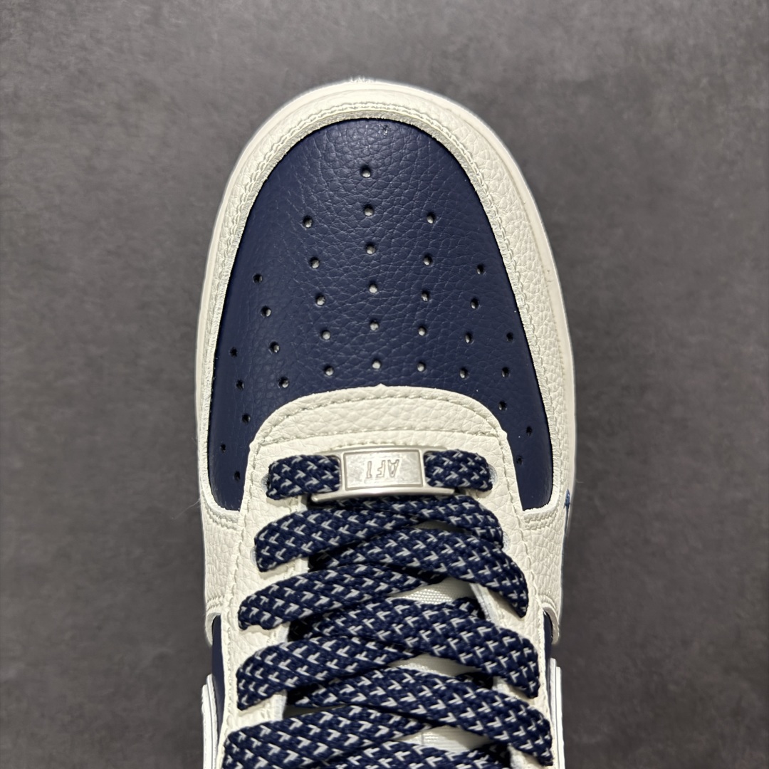 260 【定制版】海外限量发售！NIke Air Force 1 '07 Low “Supreme联名——米蓝亮边”空军一号 低帮 运动鞋 HH7518-057