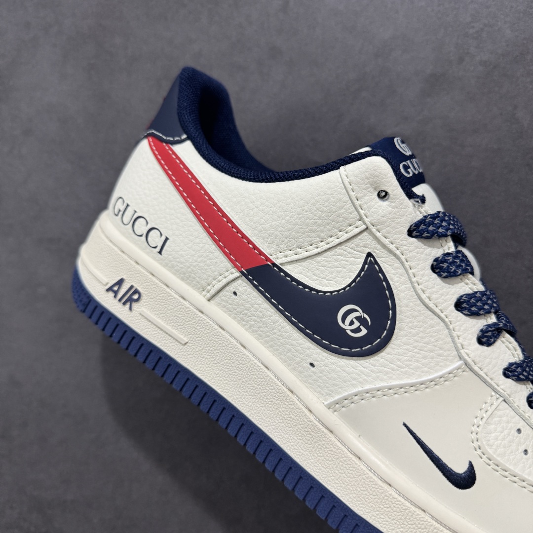 260 【定制版】Nike Air Force 1'07 GUCCI 联名 米白蓝红 JJ2508-713