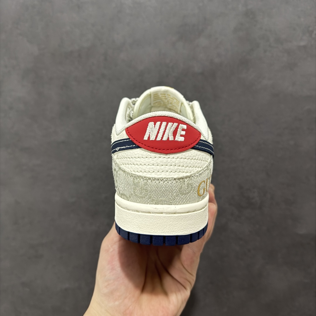  
【定制版】Nike SB Dunk Low 古驰联名 织布蓝勾 周年高端定制 低帮休闲板鞋
#定制