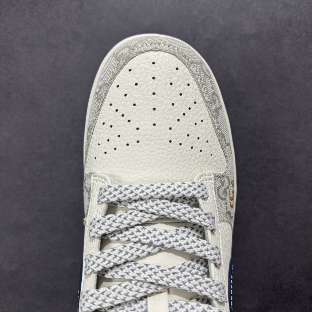  
【定制版】Nike SB Dunk Low 古驰联名 织布蓝勾 周年高端定制 低帮休闲板鞋
#定制