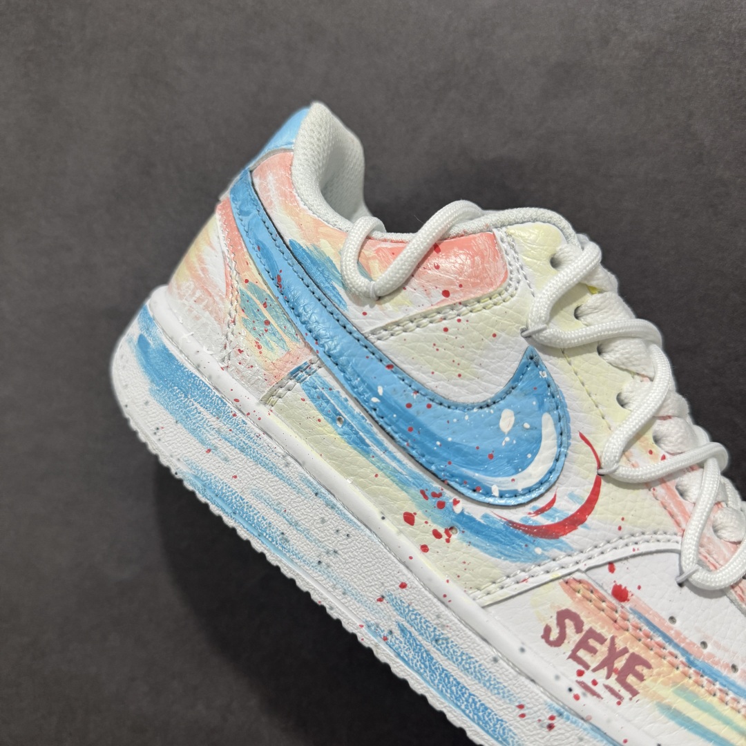 260 【定制版】Nike Court Vision 1 Low “悦动粉” 手绘涂鸦定制板鞋 “悦动粉” DH2987-217