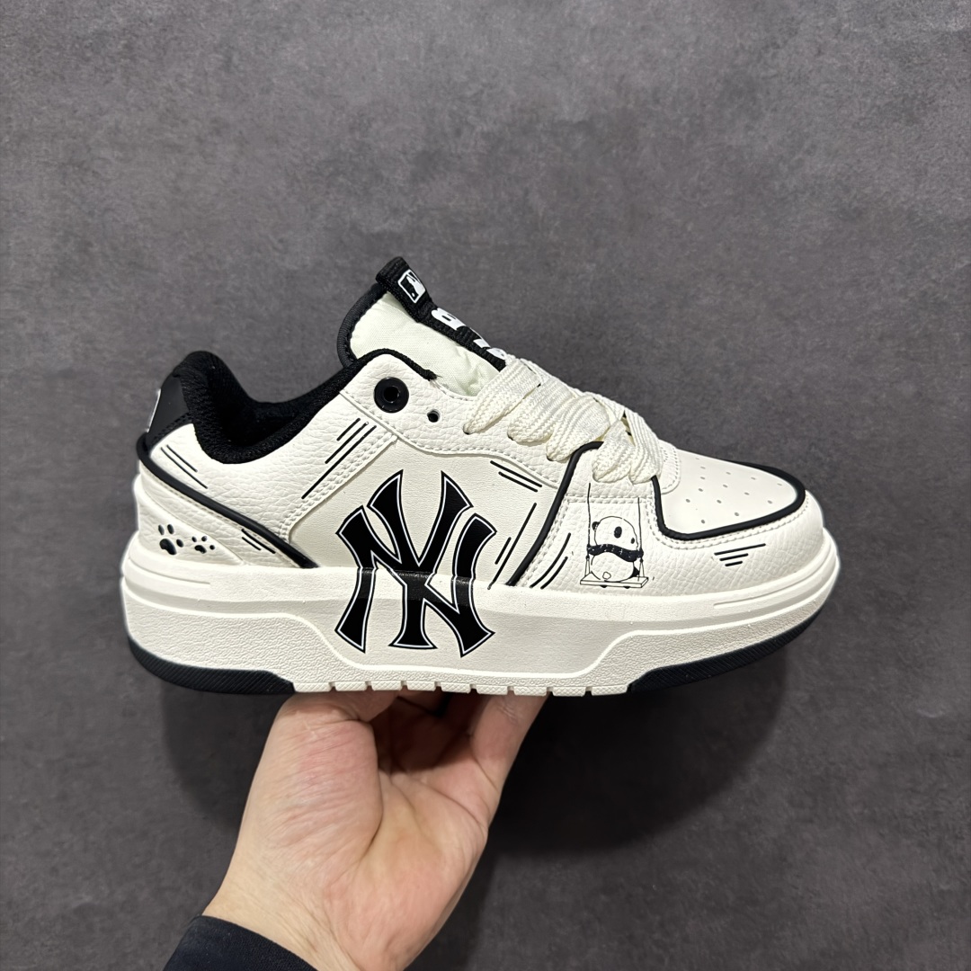 【定制版】MLB Chunky Liner Basic 复古印花学长鞋系列低帮轻量增高厚底百搭休闲运动慢跑鞋板鞋 Korea韩国联名NY美国榄球纽约洋基队限定 韩国代购专供 全套原楦原纸板原厂数据开发 正确中底拉帮中底网布细节 平台代购专供 左脚内置芯片 韩国代购吊牌标贴 独家一比一RB+MD组合大底 高频后跟小人Logo精准对位立体饱满 正确网布加超迁鞋面 转印中底走线紧密 转印Logo工艺表层防刮不掉色 尺码：35 36 36.5 37.5 38 38.5 39 40 40.5 41 42 42.5 43 44 45-选品中心