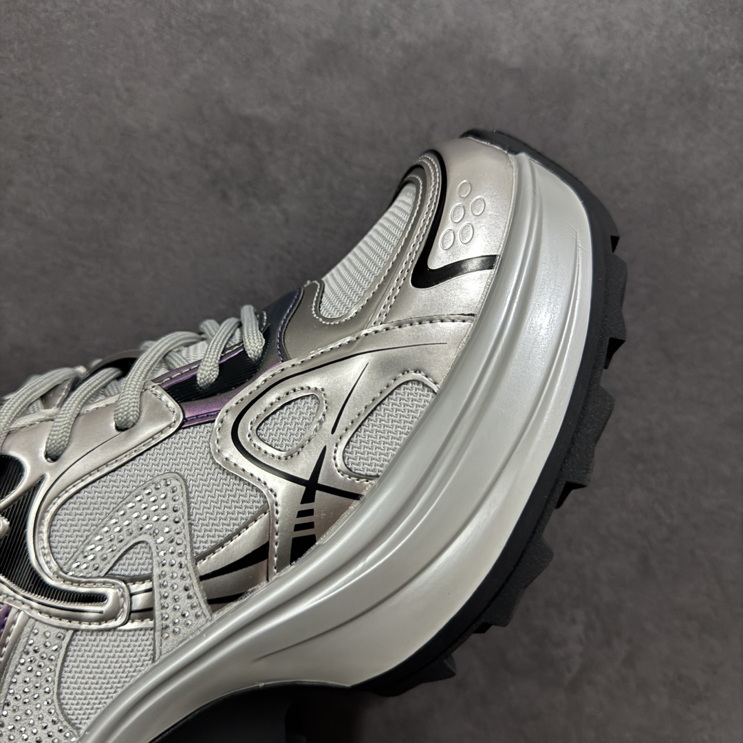 图片[5]-【公司级】GG-CC 2025新款厚底增高休闲运动老爹鞋系列 #广东大厂出品 7CM厚底增高 星河粒子 银白粉色 银角大王 完美细节 25ss春季新款厚底增高 大长腿 时髦look轻松定格 不费力展现率性氛围 高档银盒 酷帅机能风不规则设计大底 拼色造型设计 轻便舒适百搭 GGCC银白配色好温柔 三层组合月牙底 柔软有弹性的月牙底和增加舒适度显腿长的7cm增高 长时间走路和站立都不累脚舒适度和少女感 厚底增高 不管怎么搭都好看~ 尺码： 35 36 37 38 39 40-选品中心