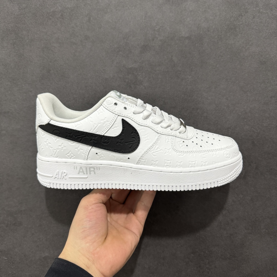   
【定制版】NIke Air Force 1 '07 Low “LV联名——灰黑勾印压”空军一号 低
