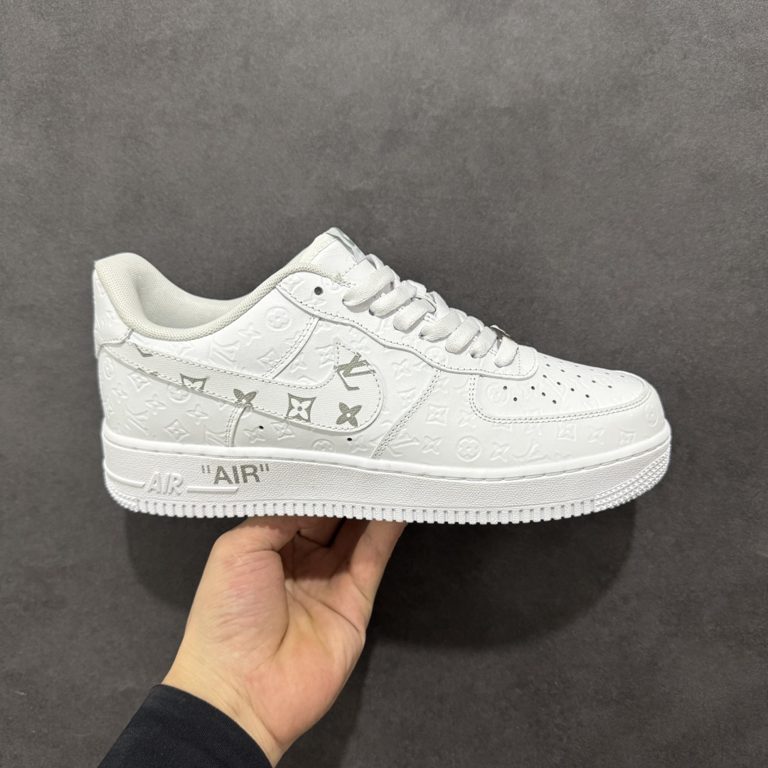  
【定制版】NIke Air Force 1 '07 Low “LV联名——灰白勾老花”空军一号 低帮