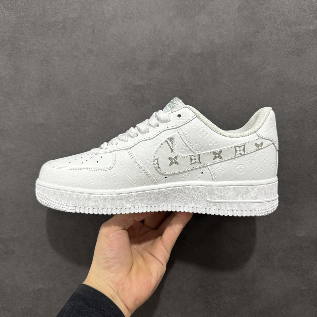  
【定制版】NIke Air Force 1 '07 Low “LV联名——灰白勾老花”空军一号 低帮