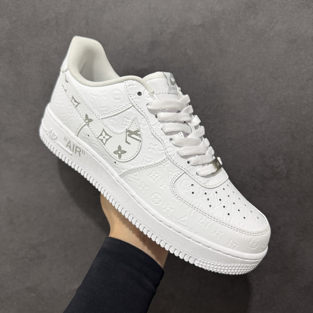  
【定制版】NIke Air Force 1 '07 Low “LV联名——灰白勾老花”空军一号 低帮