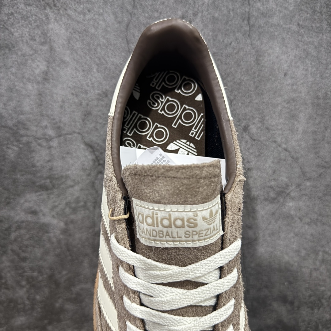 图片[8]-【K8纯原版】Adidas Handball Spezial 阿迪达斯经典款牛皮复古休闲板鞋 棕白生胶 IF6490 原厂原档案开发出品 皮料切割干净无任何毛边 鞋型细节完美 超高清洁度 市场最高版本 尺码：35.5 36 36.5 37 38 38.5 39 40 40.5 41 42 42.5 43 44 44.5 45-选品中心