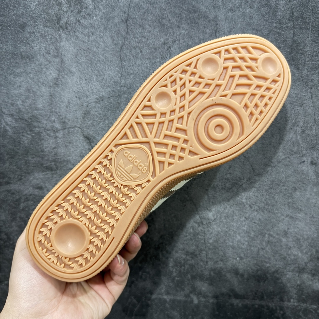 图片[9]-【K8纯原版】Adidas Handball Spezial 阿迪达斯经典款牛皮复古休闲板鞋 棕白生胶 IF6490 原厂原档案开发出品 皮料切割干净无任何毛边 鞋型细节完美 超高清洁度 市场最高版本 尺码：35.5 36 36.5 37 38 38.5 39 40 40.5 41 42 42.5 43 44 44.5 45-选品中心