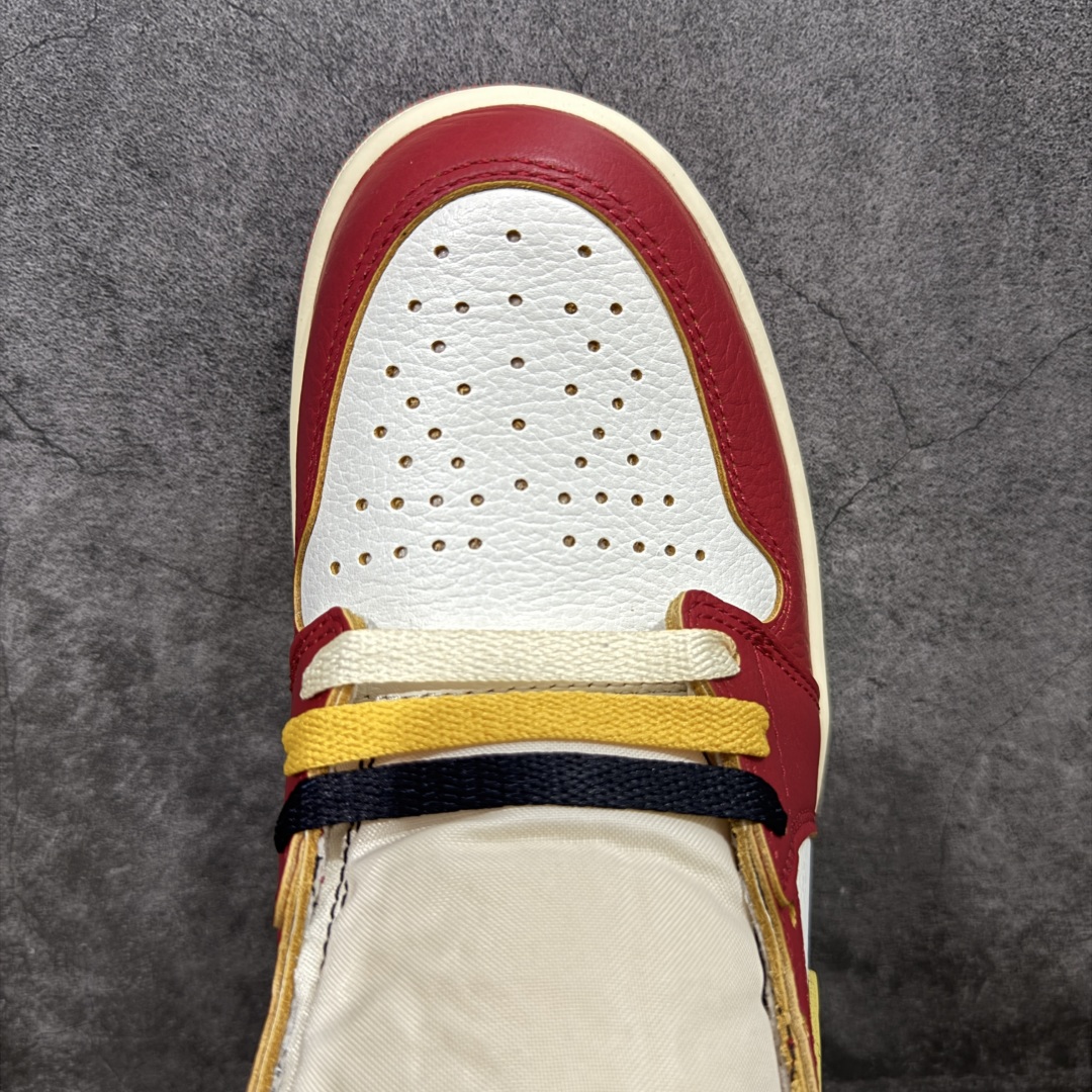 450 【GX纯原版】Union X Air Jordan 1 Retro High NRG 限量联名 黑白红拼接 HV8563-600