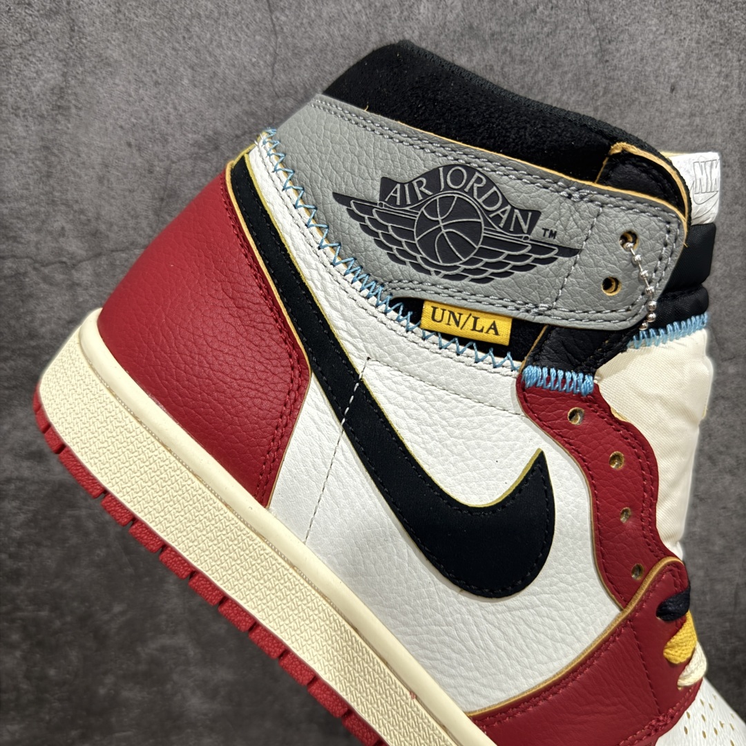 450 【GX纯原版】Union X Air Jordan 1 Retro High NRG 限量联名 黑白红拼接 HV8563-600