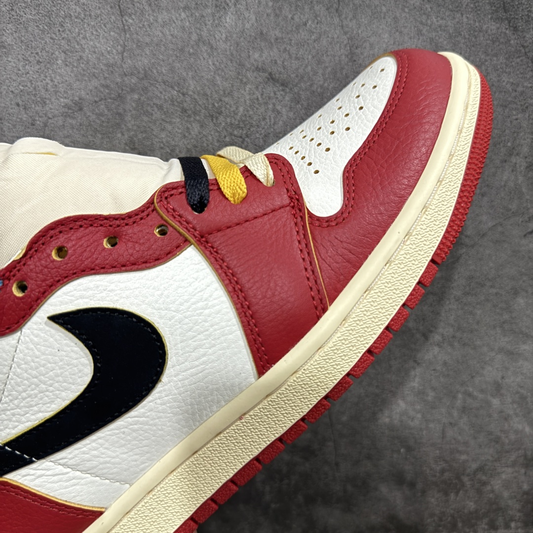 450 【GX纯原版】Union X Air Jordan 1 Retro High NRG 限量联名 黑白红拼接 HV8563-600