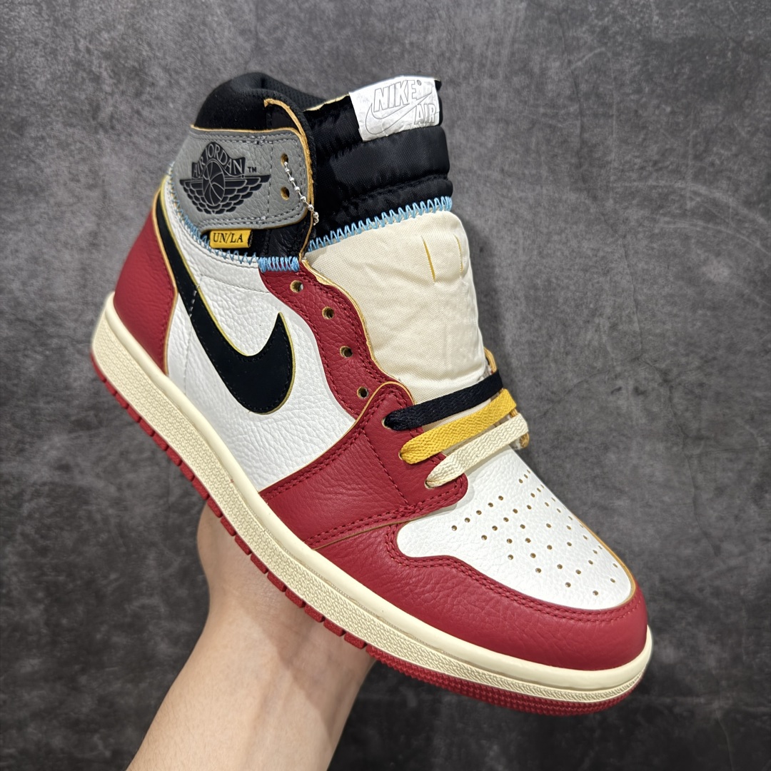 450 【GX纯原版】Union X Air Jordan 1 Retro High NRG 限量联名 黑白红拼接 HV8563-600
