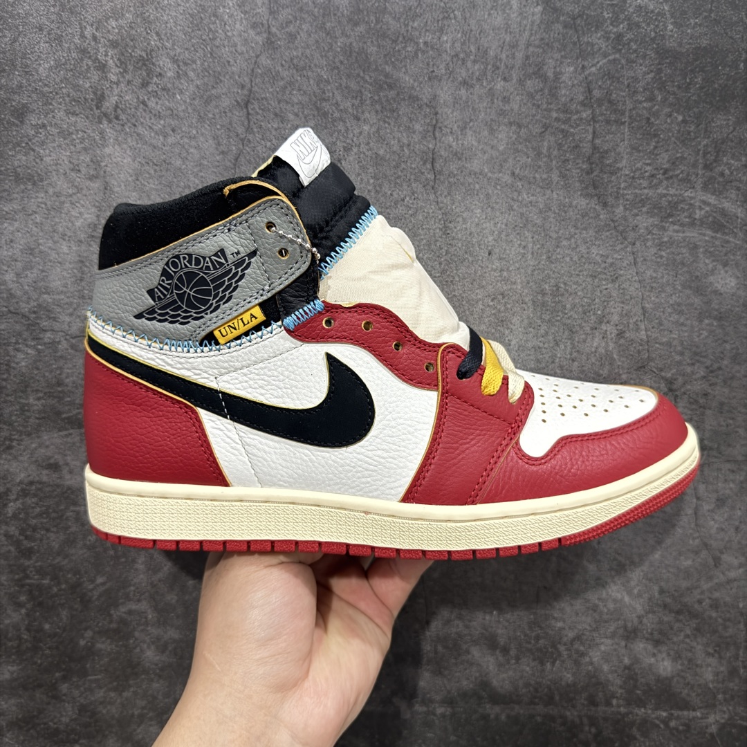 450 【GX纯原版】Union X Air Jordan 1 Retro High NRG 限量联名 黑白红拼接 HV8563-600