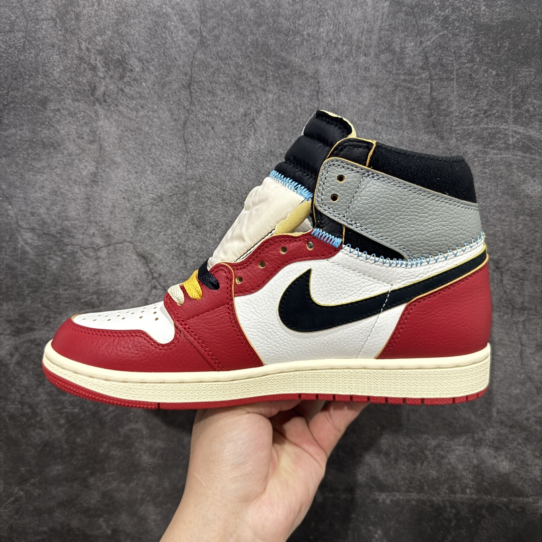 450 【GX纯原版】Union X Air Jordan 1 Retro High NRG 限量联名 黑白红拼接 HV8563-600