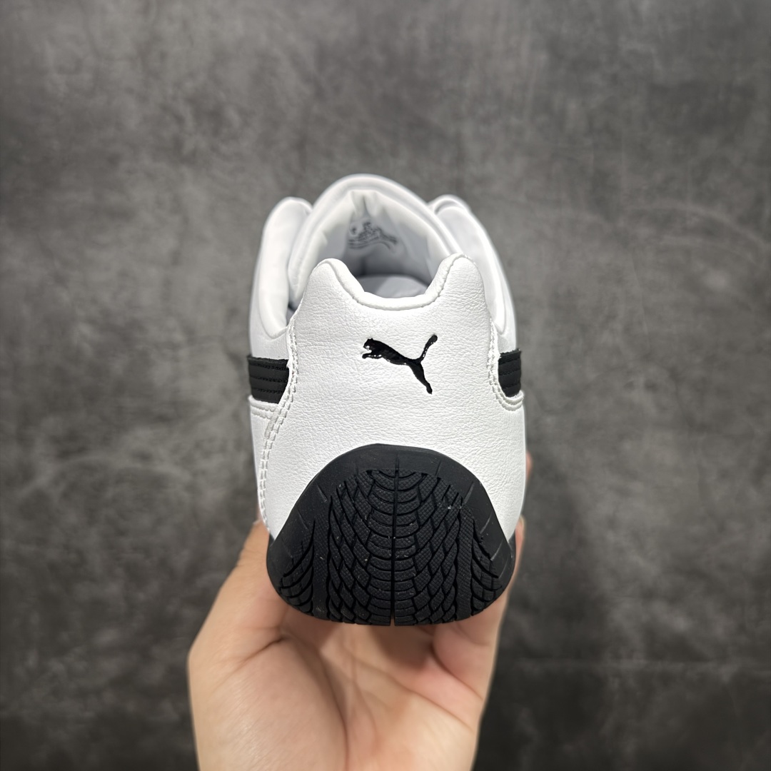 230 【Top纯原版】彪马PUMA Speedcat Archive Speed Cat系列美拉德风 舒适百搭 防滑耐磨 低帮 生活休闲鞋 男女同款 白黑皮面 401603-02
