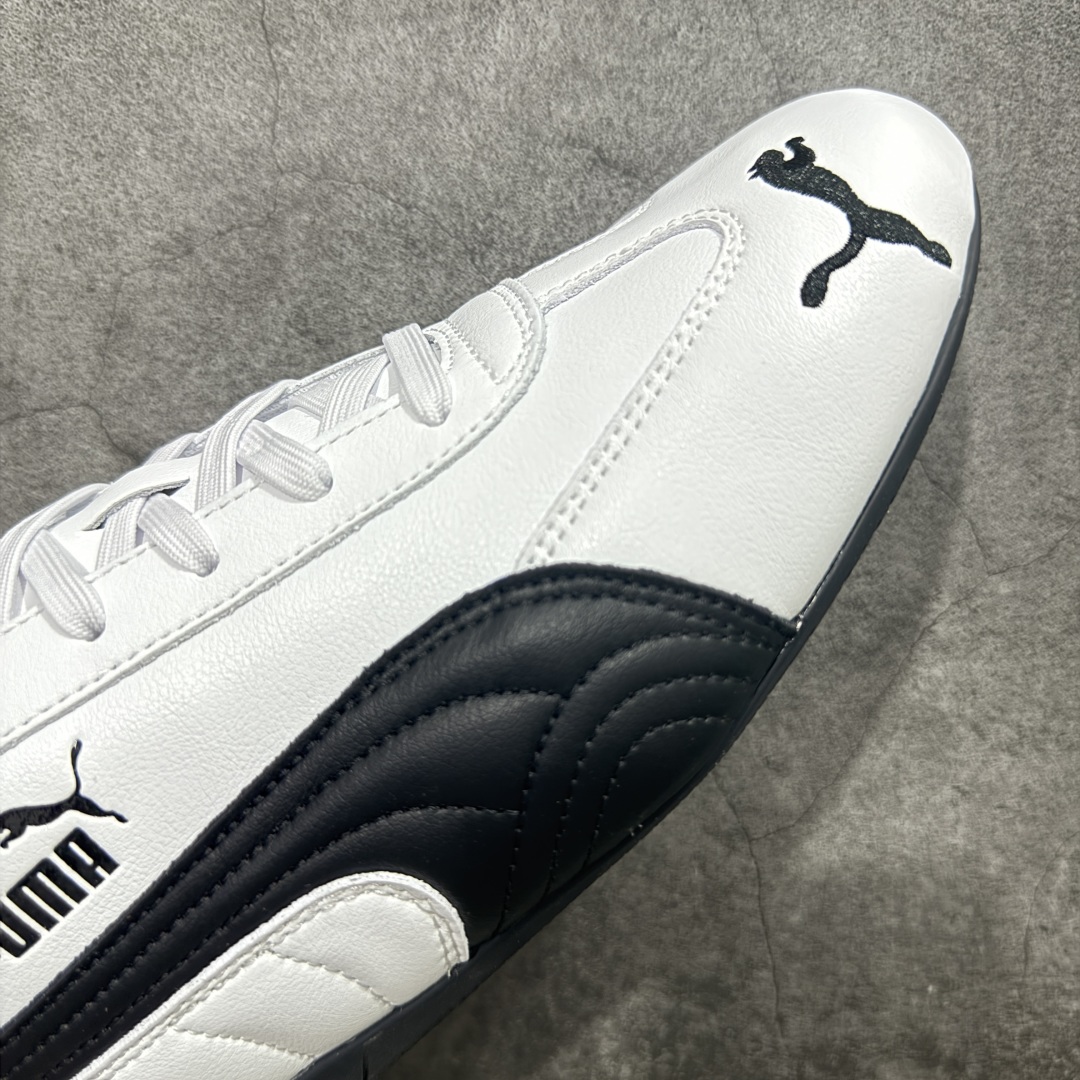 230 【Top纯原版】彪马PUMA Speedcat Archive Speed Cat系列美拉德风 舒适百搭 防滑耐磨 低帮 生活休闲鞋 男女同款 白黑皮面 401603-02