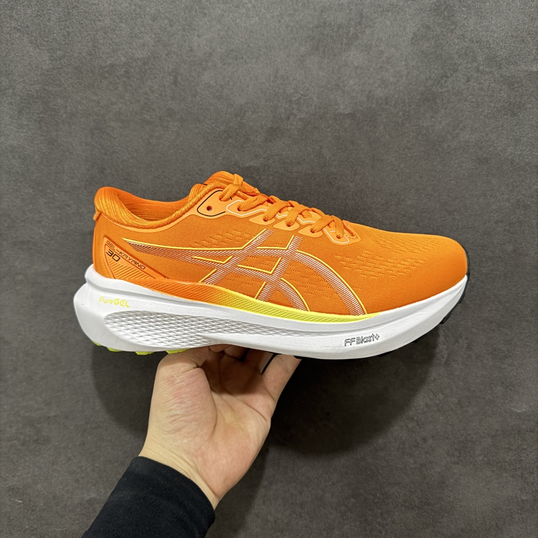 【公司级】Asics Gel-Kayano 30 舒适缓震 织物合成革透气 低帮跑步鞋 亚瑟士运动休闲透气专业跑鞋 整体超轻便鞋身 针织透气鞋面 中底发泡材料 超强缓震效果 绵柔触地脚感 高颜值 配色选择多 运动休闲强烈推荐 尺码:39-45-选品中心