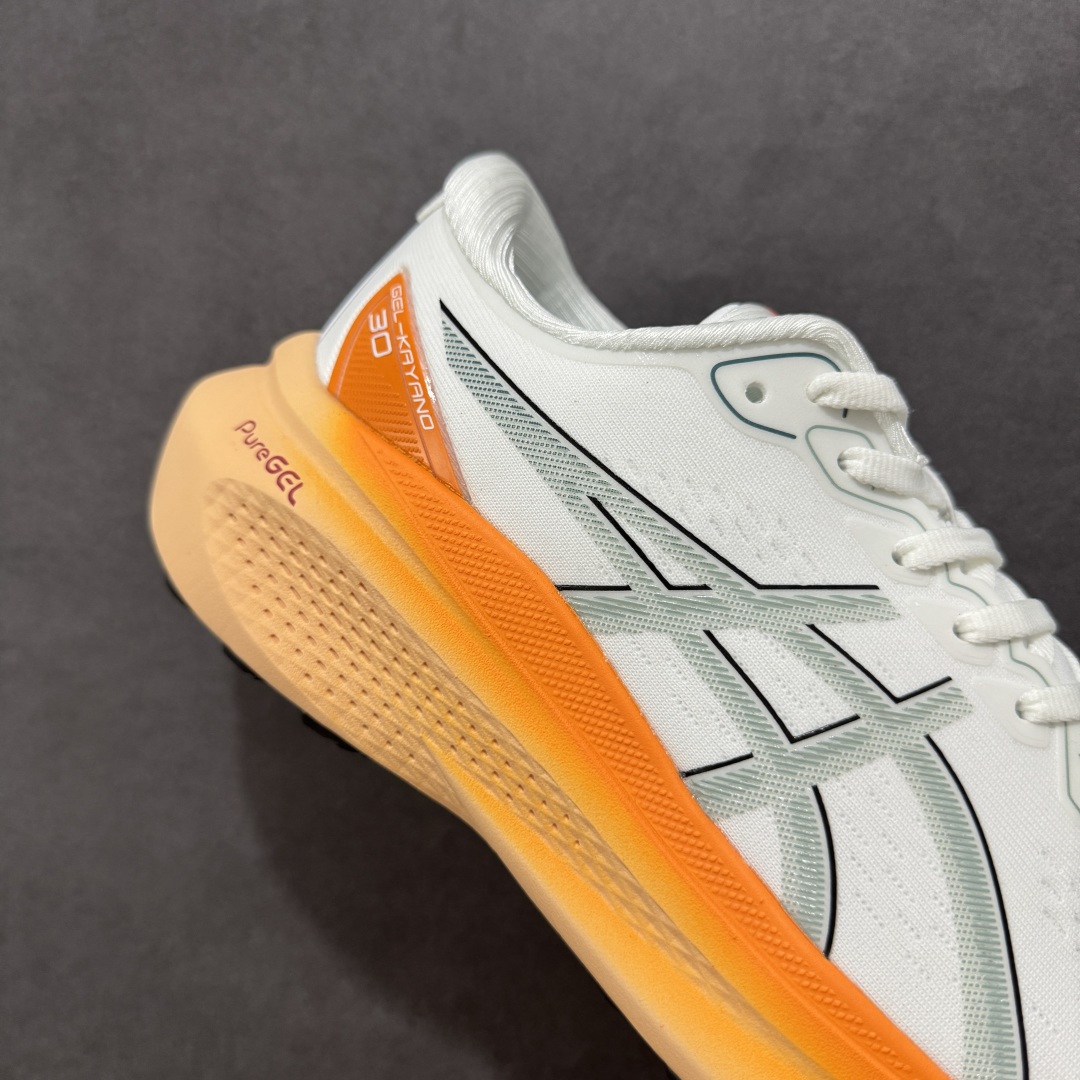  
Asics Gel-Kayano 30 舒适缓震 织物合成革透气 低帮跑步鞋  亚瑟士运动休闲透气专
