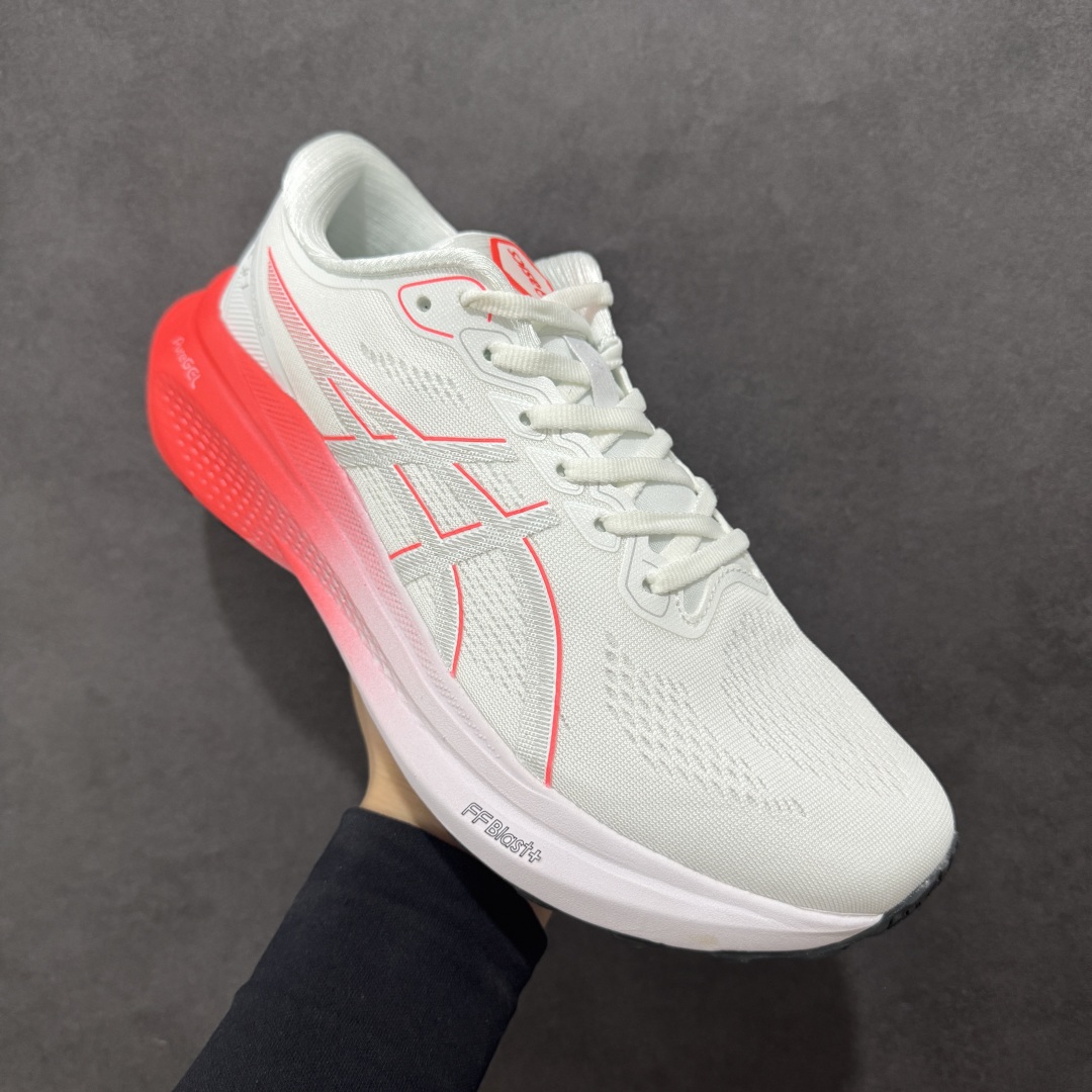  
Asics Gel-Kayano 30 舒适缓震 织物合成革透气 低帮跑步鞋  亚瑟士运动休闲透气专