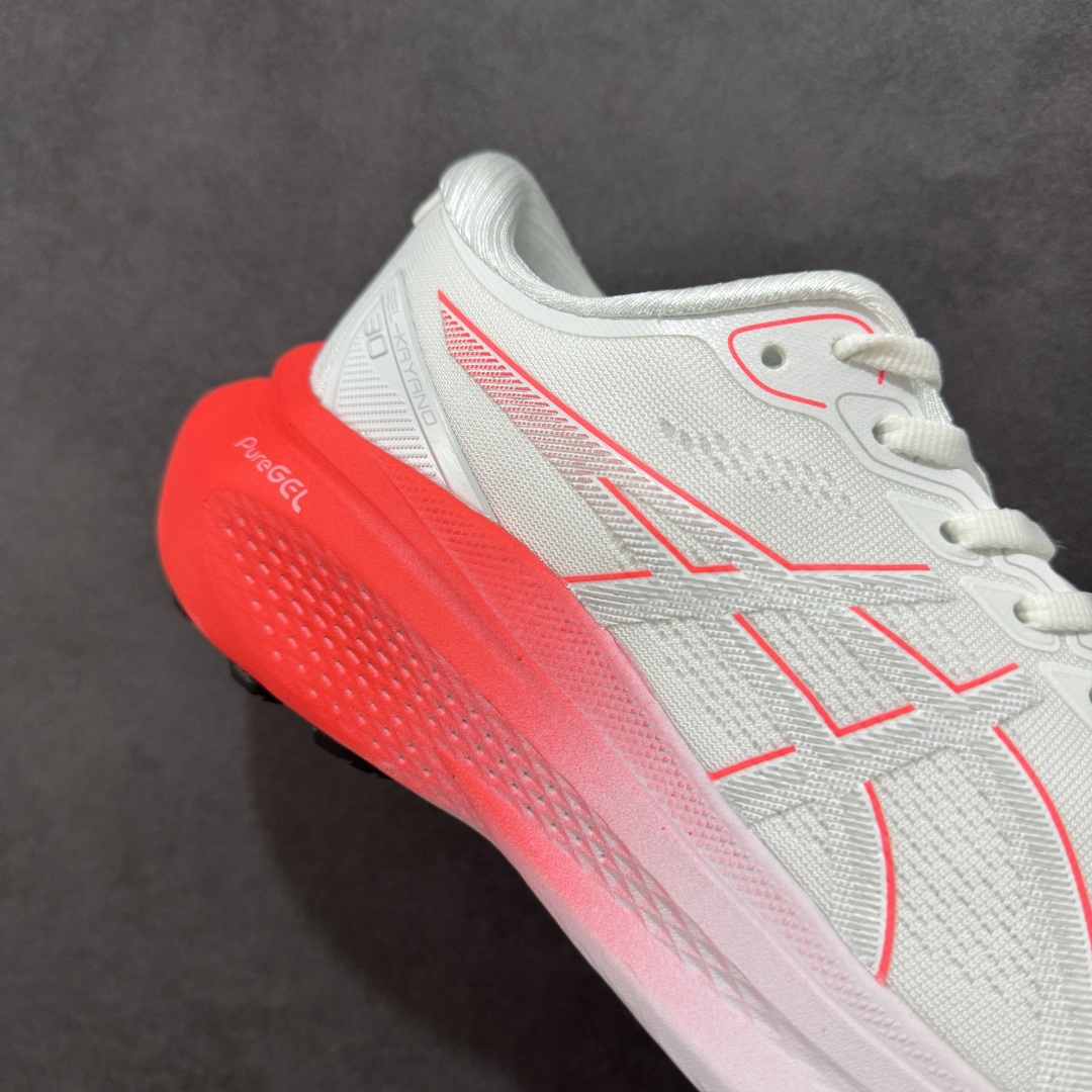  
Asics Gel-Kayano 30 舒适缓震 织物合成革透气 低帮跑步鞋  亚瑟士运动休闲透气专