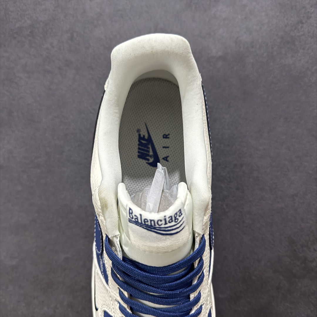  
【定制版】海外限量发售！公司级NIke Air Force 1 '07 Low “巴黎世家联名——蓝