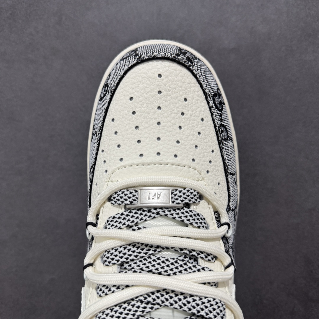  
【定制版】海外限量发售！公司级NIke Air Force 1 '07 Low “古驰联名——灰花纹