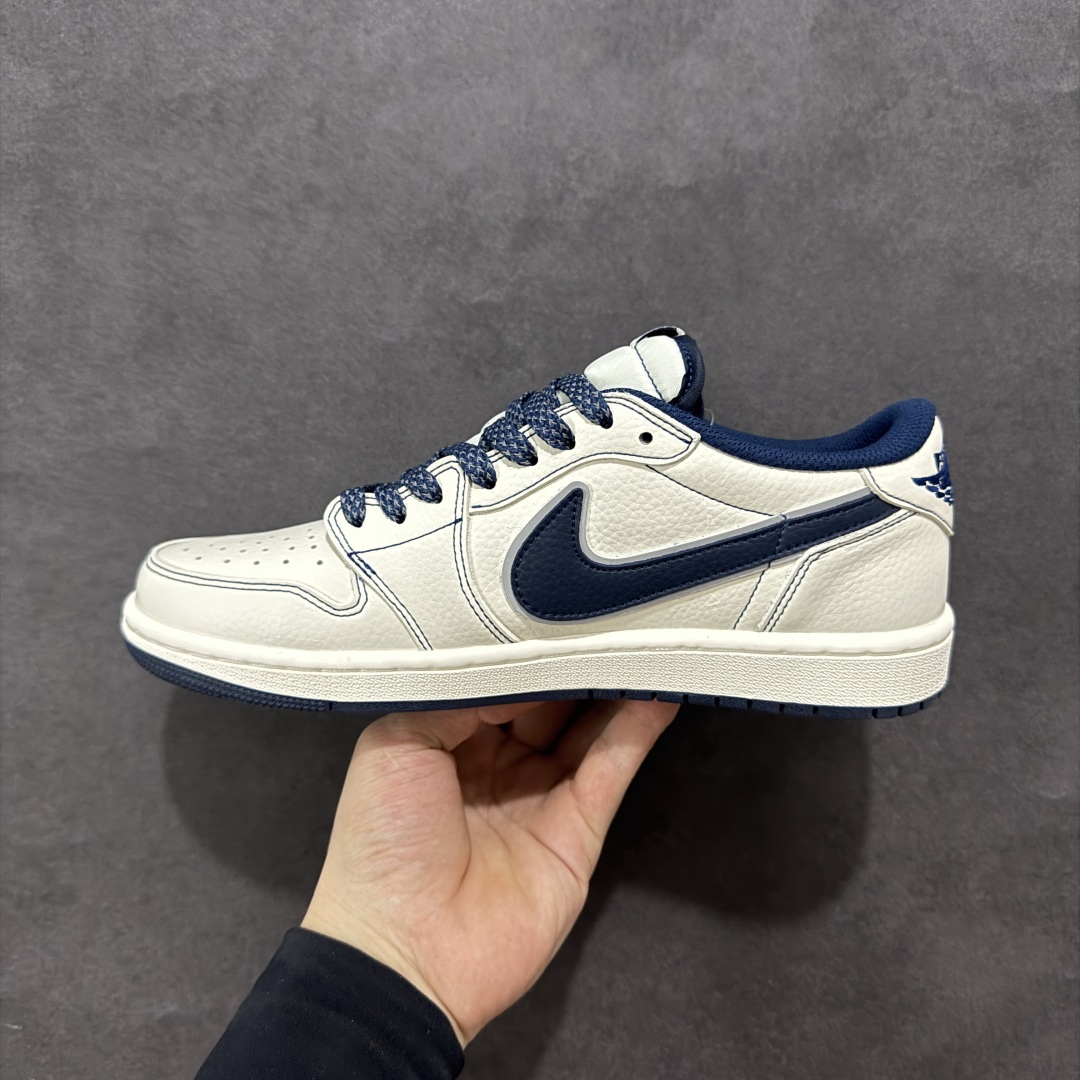 【定制版】Travis Scott x Fragment Design x Air Jordan 1 Low SP AJ1 联名款 低帮文化休闲板鞋 DH0223-355
