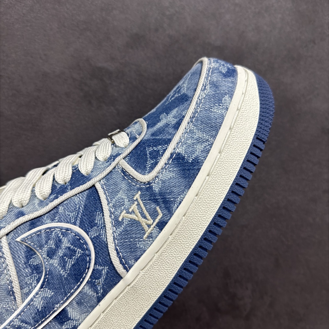  
【定制版】Nike Air Force 1 Low 07 x Louis Vuitton 白蓝牛仔布